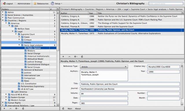 Bibliograph: Open Source Online Citation & Library Management
